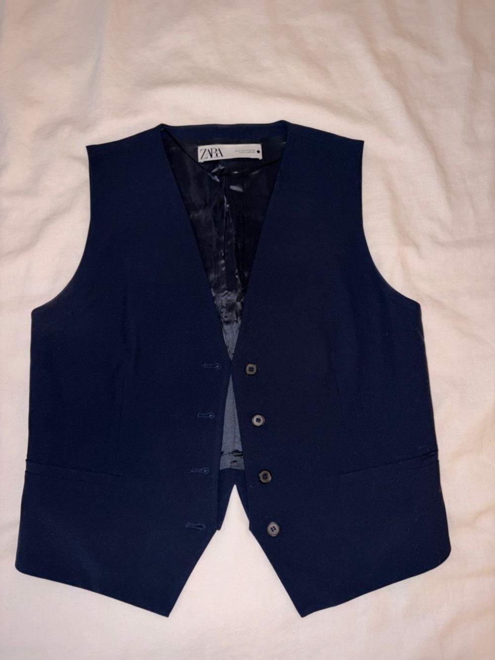 Navy Zara vest